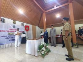 PELANTIKAN DAN PENGAMBILAN SUMPAH PAMONG KALURAHAN JABATAN JAGABAYA